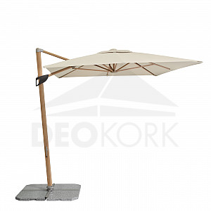 Slnečník DOPPLER ALU WOOD AX 300x220 cm (rôzne farby)