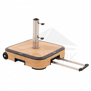 Doppler Sokel s kolieskami ALU WOOD TROLLEY 50 kg