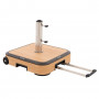 Doppler Sokel s kolieskami ALU WOOD TROLLEY 50 kg